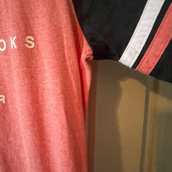 Garth Brooks Band Tee Country Music World Tour 3/4 sleeve red Concert Large - Picture 7 of 9